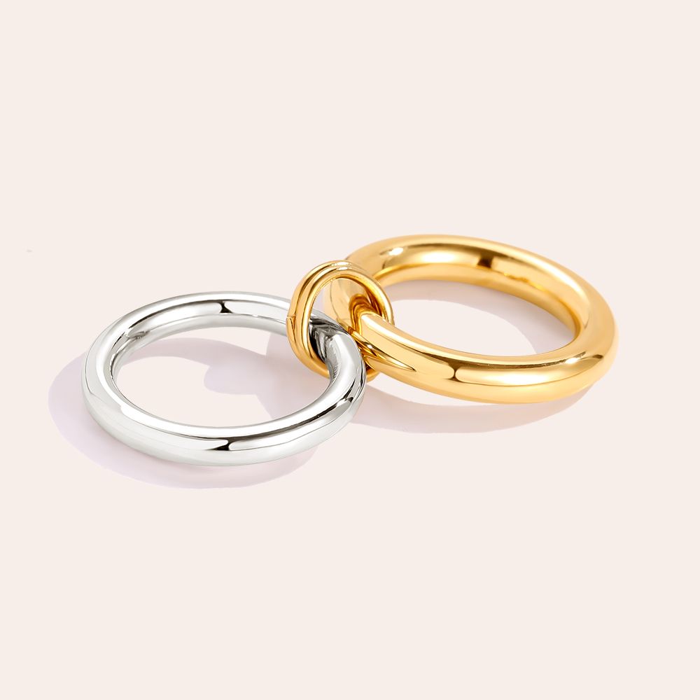 Ring 'GoldSilberMix'