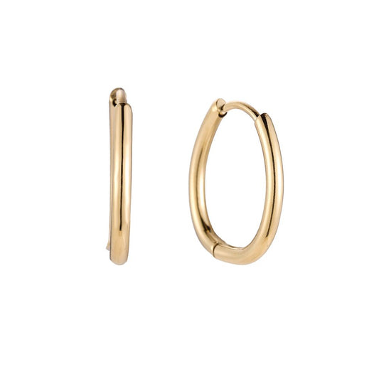 Ohrringe 'EggShapeHoop'