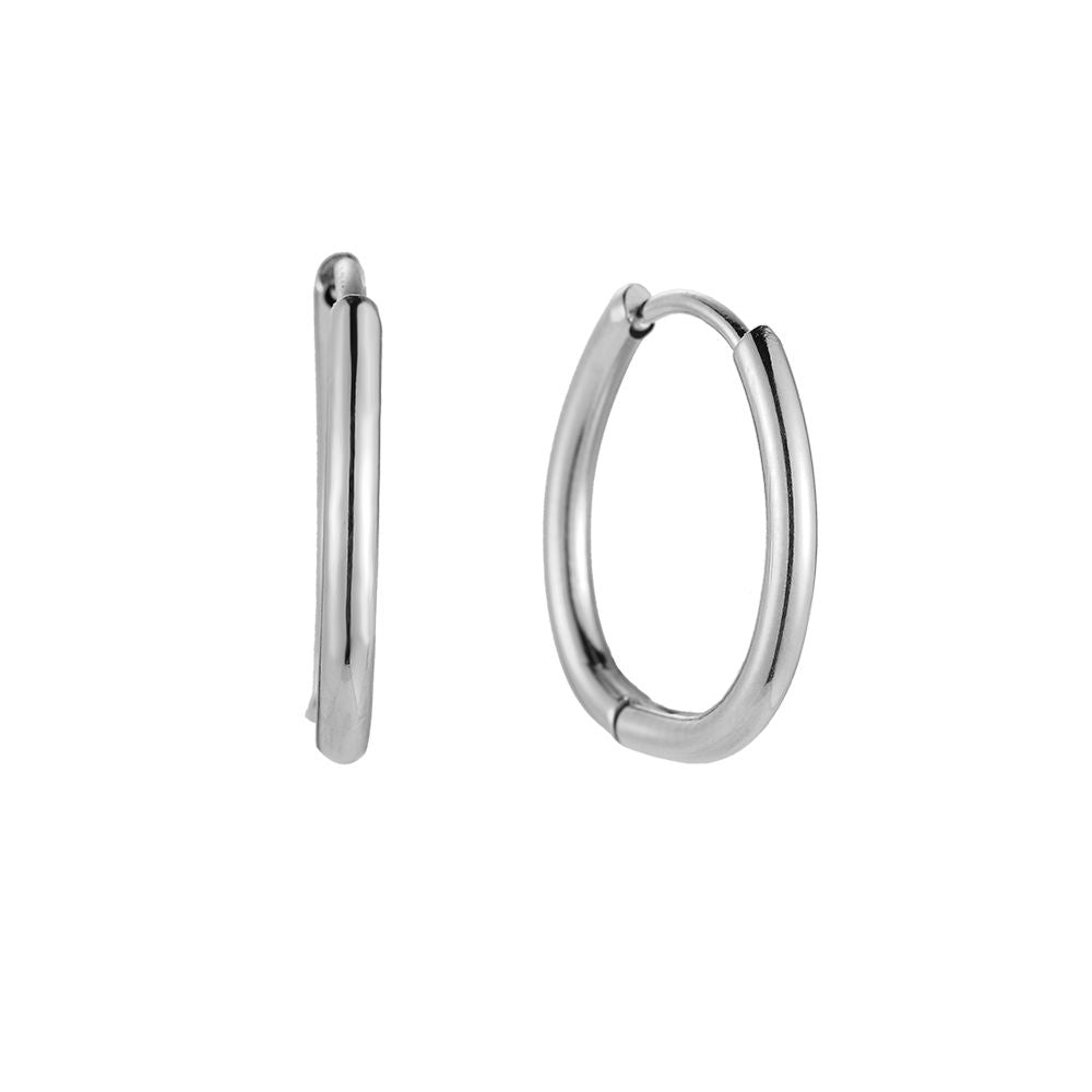 Ohrringe 'EggShapeHoop'