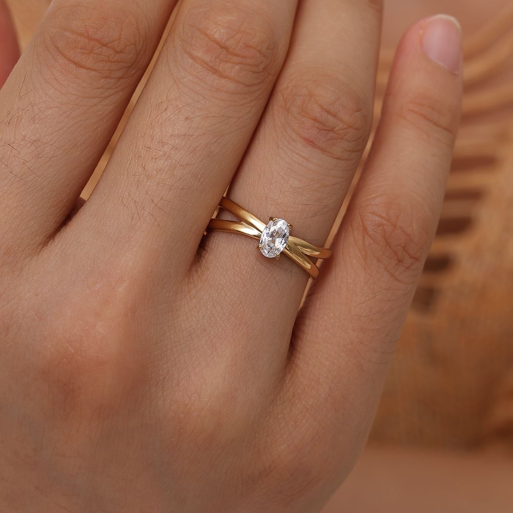 Ring 'OvalDiamond'