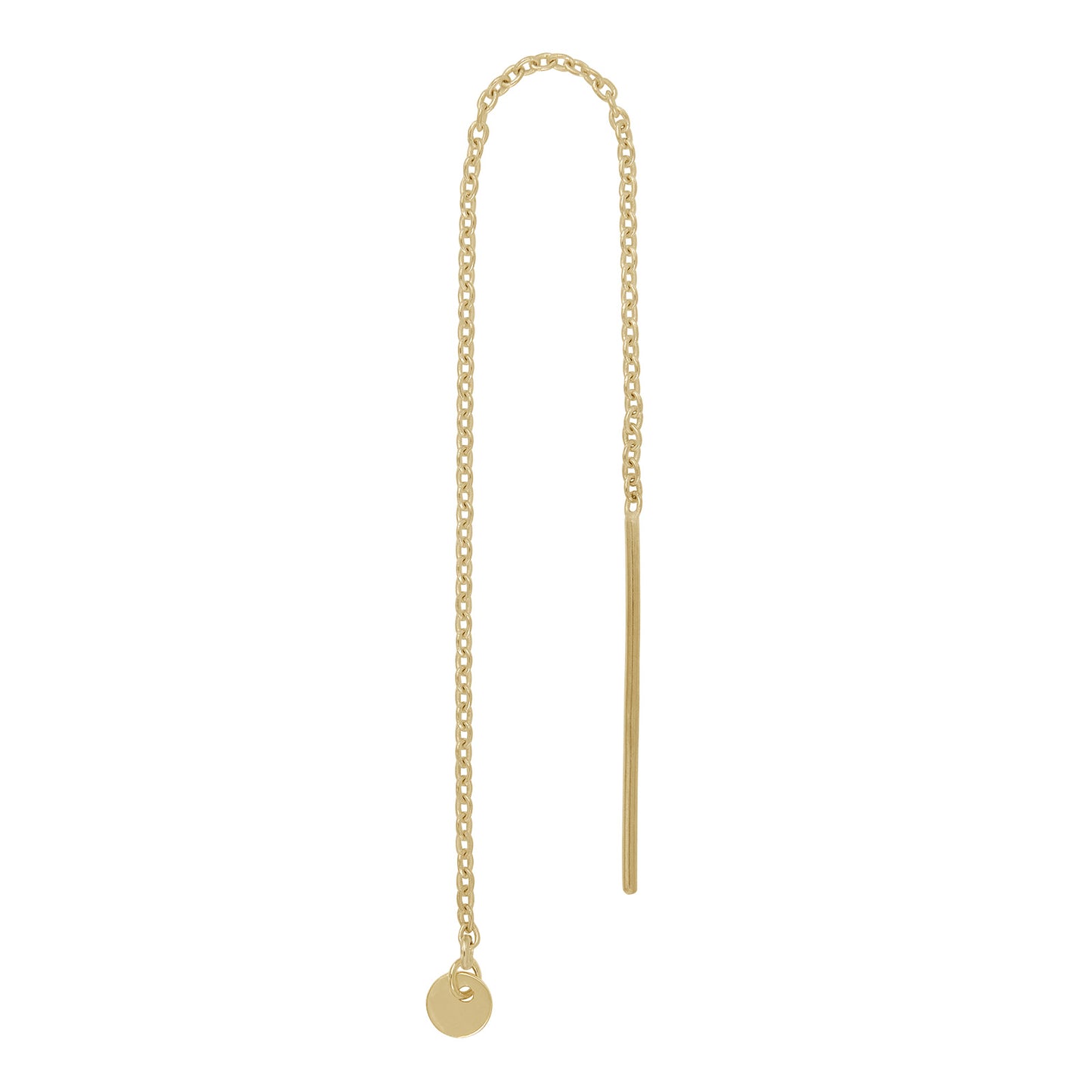 Ohrkette Echt Gold 'PlateChain'