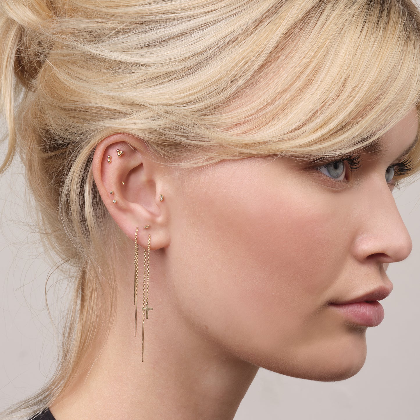 Piercing Echt Gold 'Solid'