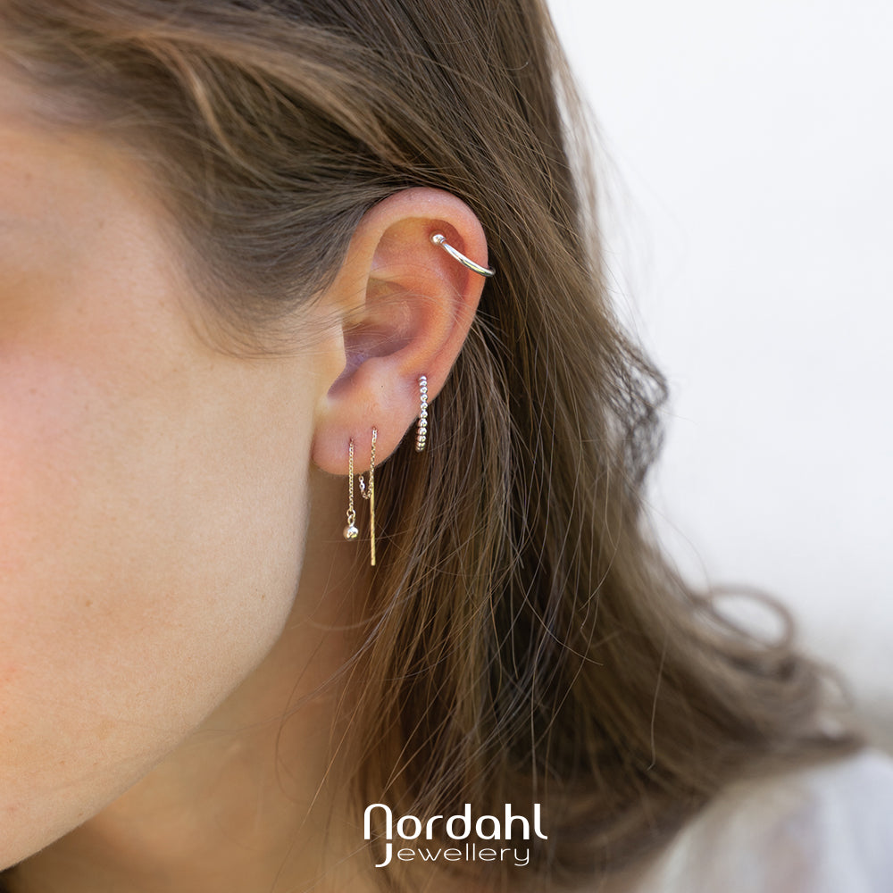 Ohrkette Echt Gold 'DottChain'